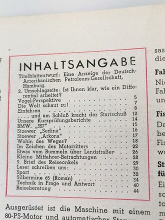 "Motor und Sport" - 03. April 1938 - Heft 14, 50 Seiten, gebraucht, DIN A4