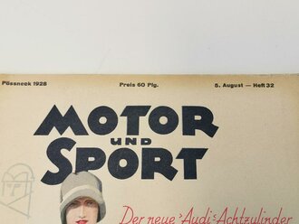 "Motor und Sport" - 05.August 1928 - Heft 32,...