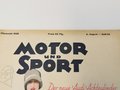"Motor und Sport" - 05.August 1928 - Heft 32, 70 Seiten, gebraucht, DIN A4