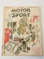 "Motor und Sport" - 30.September 1928 - Heft 40, 64 Seiten, gebraucht, DIN A4