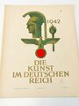 "Die Kunst im deutschen Reich"  Grossformatiges Heft Folge 1, Januar 1942