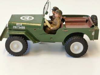 "Ites" U.S. Jeep made form Tin, modern toy, 17cm lenght