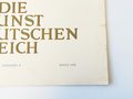 "Die Kunst im deutschen Reich"  Grossformatiges Heft Folge 3, März 1942