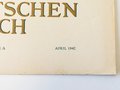 "Die Kunst im deutschen Reich"  Grossformatiges Heft Folge 4, April 1942