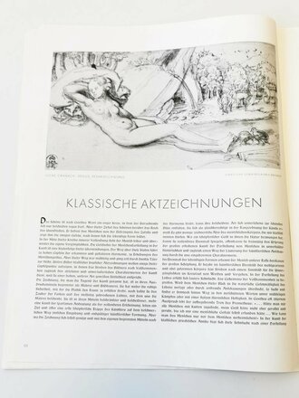 "Die Kunst im deutschen Reich"  Grossformatiges Heft Folge 5, Mai 1942