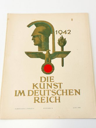 "Die Kunst im deutschen Reich"  Grossformatiges Heft Folge 6, Juni 1942