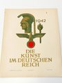 "Die Kunst im deutschen Reich"  Grossformatiges Heft Folge 6, Juni 1942