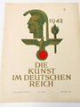 "Die Kunst im deutschen Reich"  Grossformatiges Heft Folge 10, Oktober 1942