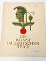 "Die Kunst im deutschen Reich"  Grossformatiges Heft Folge 1, Januar 1943