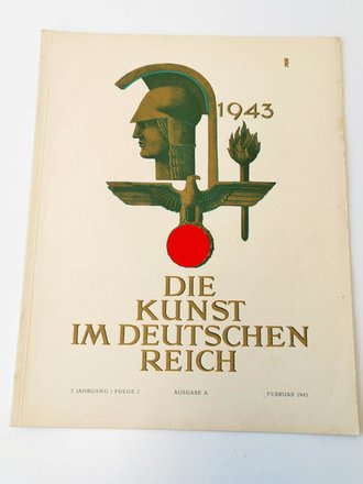 "Die Kunst im deutschen Reich"  Grossformatiges Heft Folge 2, Februar 1943