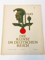 "Die Kunst im deutschen Reich"  Grossformatiges Heft Folge 3, März 1943
