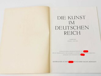 "Die Kunst im deutschen Reich"  Grossformatiges Heft Folge 6, Juni 1943