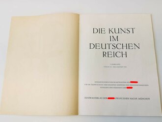 "Die Kunst im deutschen Reich"  Grossformatiges Heft Folge 7/8, Juli/August 1943