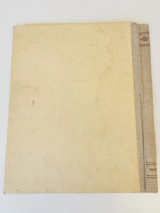 Einbanddecke zum grossformatigen Heft "Die Kunst im deutschen Reich" für das Jahr 1942, konnte separat zum Heft bestellt werden