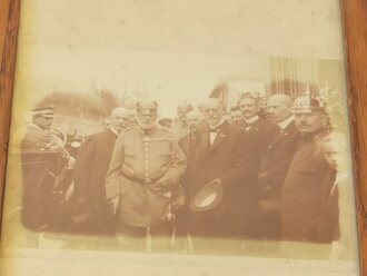 Prinz Leopold von Bayern  , original gerahmtes Foto, Rückseitig beschriftet 8.Mai 1917. Maße des Rahmens20,5 x 28,5cm