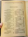 Dienstunterricht für den Infanteristen des Deutschen Heeres , Ausbildungsjahr 1914/15 mit 219 Seiten. Ungewöhnlicher, originaler Einband