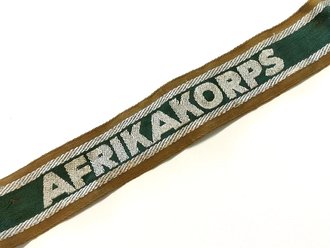 Ärmelband "Afrikakorps", Länge 41cm, Spuren von Stecknadeln