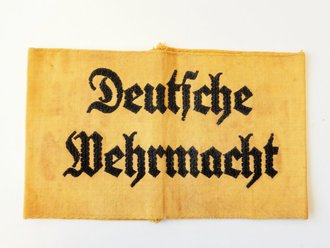 Wehrmacht, Armbinde für Zivilangestellte, leichte...