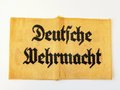 Wehrmacht, Armbinde für Zivilangestellte, leichte Tragespuren