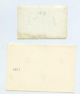 4 Aufnahmen eines HJ-Angehörigen mit unleserlichem Ärmelband, Maße 9 x 12cm, 6 x 9cm
