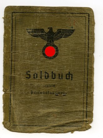 Soldbuch, 1. Seite mit Foto