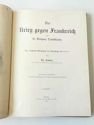 Der Krieg gegen Frankreich 1871 - 71, ca. A4, 163 Seiten