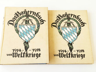 Das Bayernbuch vom Weltkriege 1914 - 1918, Band I+II,...