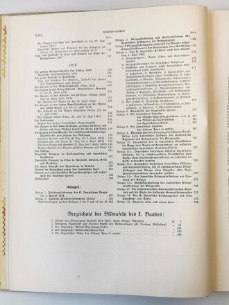 Das Bayernbuch vom Weltkriege 1914 - 1918, Band I+II, datiert 1930, insgesamt 897 Seiten