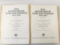 Das Bayernbuch vom Weltkriege 1914 - 1918, Band I+II, datiert 1930, insgesamt 897 Seiten