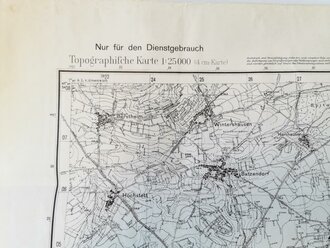 Deutsche Heereskarte Brumat 62 x 59 cm, 