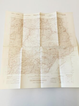Deutsche Heereskarte Cannobio - Italien, Maße 45 x 50 cm