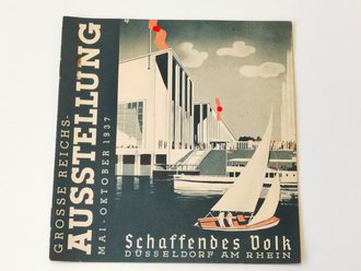 Grosse Reichsausstellung Mai-Oktober 1937 "Schaffendes Volk" in Düsseldorf am Rhein