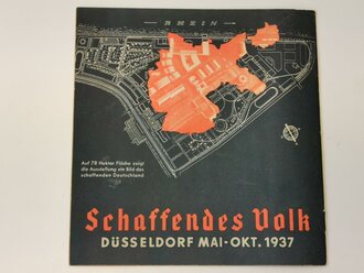 Grosse Reichsausstellung Mai-Oktober 1937 "Schaffendes Volk" in Düsseldorf am Rhein
