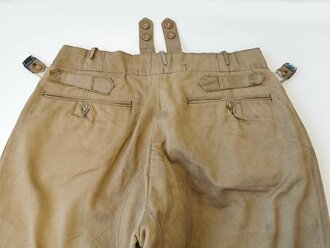 Waffen SS  lange Tropenhose, leicht getragenes Stück in gutem Zustand