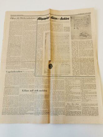 Völkischer Beobachter, Norddeutsche Ausgabe, 225. Ausgabe, 12. August 1944 "Sowjets vor Ostpreußen geschlagen"