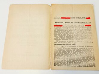 "Adolf Hitlers große Rede vor dem Reichstag", 30. Januar 1934, A5, 23 Seiten