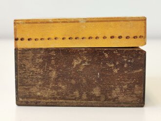 Holzkiste "1. Nsch Btl 210", 12 x 9 x 6 cm