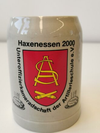 Bierkrug Bundeswehr "Haxenessen 2000,...