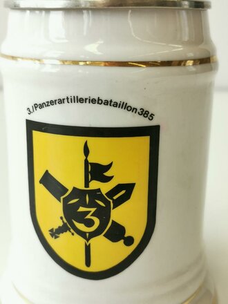 Bierkrug Bundeswehr mit Deckel "3./...