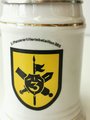 Bierkrug Bundeswehr mit Deckel "3./ Panzerartilleriebatallion 385"