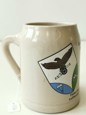 Bierkrug Bundeswehr "Barbara 1988 Feldartilleriebataillon 545 Luftlandeartilleriebatterie 9"