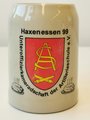 Bierkrug Bundeswehr "Haxenessen 99, Unteroffizierskameradschaft der Artillerieschule e.V."