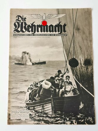 Die Wehrmacht - "Deutsche Schlachtschiffe auf Englands Atlantikwegen", Nummer 8, 9. April 1941