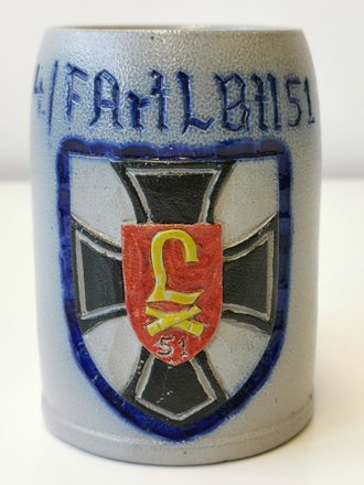 Bierkrug Bundeswehr "4./FArtLBtl51"