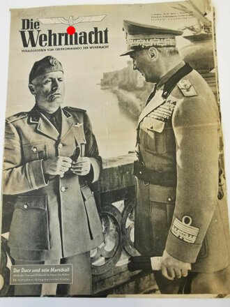 Die Wehrmacht - "Der Duce und sein Marschall", Nummer 23, 3. November 1943