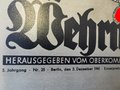 Die Wehrmacht - "Unterwegs nach vorn...", Nummer 25, 3. Dezember 1941