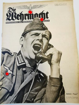 Die Wehrmacht - "Batterie - Feuer!", Nummer 22, 22. Oktober 1941