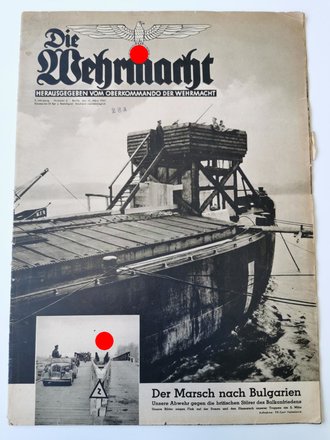 Die Wehrmacht - "Der Marsch nach Bulgarien", Nummer 6, 12. März 1941