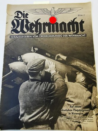 Die Wehrmacht - "Auf einem deutschen Flugstützpunkt in Norwegen", Nummer 10, 8. Mai 1940