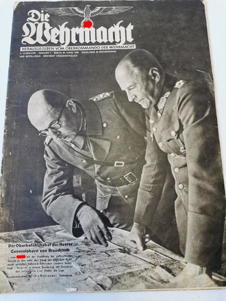 Die Wehrmacht - "Der Oberbefehlshaber des Heeres Generaloberst von Brauchitsch", Nummer 7, 29. März 1939